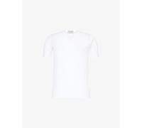 John Smedley Mens John Smedley Belden Crewneck Cotton-Knit T-Shirt White S