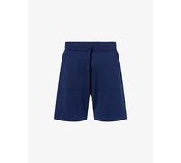 John Smedley Mens John Smedley Cowan Cotton Lounge Shorts French Navy L