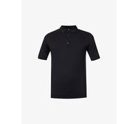 John Smedley Mens John Smedley Sea Island Cotton Polo Shirt Black S