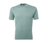 John Smedley Mens Lorca Sea Island Cotton T Shirt, Pastel Green Tee HAZE BLUE S