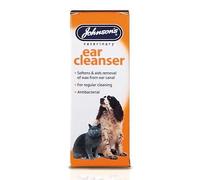 John-sons Ear Drops or Cleanser for Dogs/Cats Kills Ear Mites Drops Wax Softner (Ear Cleanser 40ml)
