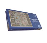 John Speed Historical Map of Wales 1000 Piece Jigsaw | cartography British heritage Puzzle, Great Britain historical map jigsaw puzzle for adults