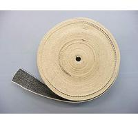 John Tate 33m Roll English Herringbone Cotton Webbing, Black