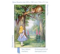 John Tenniel: Alice and the Cheshire Cat (Foiled Quarto Journal) (Flame Tree Quarto Notebook)
