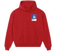 John Terry 26 Football Shirt Frame Men's Hoodie - Red / M