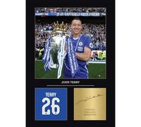 John Terry Gift Signed A4 Print Display Unframed Chelsea Gifts For Boys Digitally Reproduced Signature Chelsea FC Gifts CFC (Unframed)