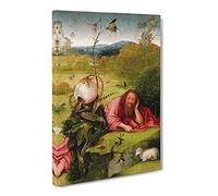 John The Baptist By Hieronymus Bosch Canvas Print | Gallery Wrapped 30mm Frame Wall Art | 24x16 inches | Ready to Hang | Classic Picture | Living Room Bedroom Lounge Office