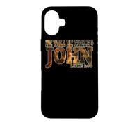 John the Baptist Luke 1:60 Catholic Bible Quotes St Saint Case for iPhone 16 Plus