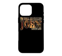 John the Baptist Luke 1:60 Catholic Bible Quotes St Saint Case for iPhone 16 Pro Max