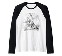 John The Evangelist Patmos Apostle Vintage Catholic Saint Raglan Baseball Tee