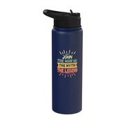 John The Man The Myth The Legend Custom Name Tee Stainless Steel Insulated Water Bottle