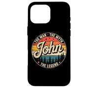 John The Man The Myth The Legend Vintage 90's Case for iPhone 16 Pro Max