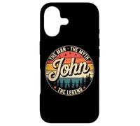 John The Man The Myth The Legend Vintage 90's Case for iPhone 17
