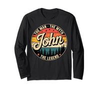 John The Man The Myth The Legend Vintage 90's Long Sleeve T-Shirt