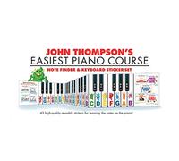 John Thompson's Easiest Piano Course: Note Finder & Keyboard Sticker Set
