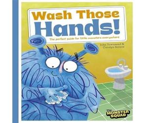 John Townsend Monster Manners: Wash Those Hands Paperback Book John Townsend Multicolor