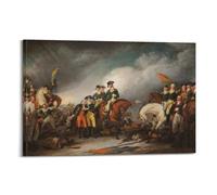 John Trumbull Painter Work（The Surrender of The Hessian Troops at The Battle of Trenton） Poster Artwork Art Canvas Decor Wall Print Photo Home Modern Decoratives 12x18inch(30x45cm)