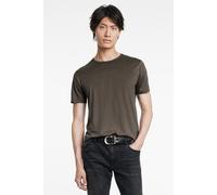 John Varvatos Amato Regular Fit Ss Crew Dark Brown size XXL | Basic T-Shirts Outlet | Men | Brown XXL