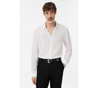 John Varvatos Bucks Shirt - Multi Button Slim Fit Shir Chalk size S | Formal Shirts Outlet | Men S