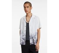 John Varvatos Danny Camp Shirt W/ Folia White Multi size S | Casual Shirts Outlet | Men | White S
