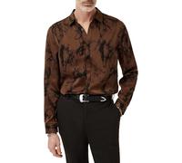 John Varvatos Darryl Men's Shirt Chocolate Brown, Large Chocolate Lt, Large, Chocolate Brown Lt, L