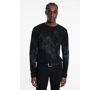John Varvatos Hilo Ls Night Sky Crew Black size XXL | Sweaters Outlet | Men | Black XXL