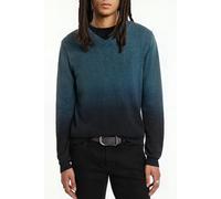 John Varvatos Kane Ls Slub Cotton Vee With Dip Dye Marine size XS | Sweaters Outlet | Men | White XS