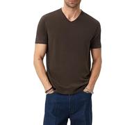 John Varvatos Men's Miles V-Neck, Dark Brown, Large