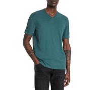 John Varvatos Mens Miles V-Neck Tee, Mediterranea, Medium