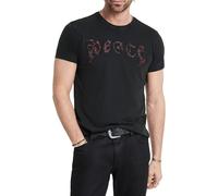 John Varvatos Men's Peace Tee, Charcoal, XL