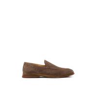 John Varvatos Men's Thompson Venetian Loafer, Chocolate, 8.5 UK