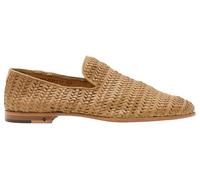 John Varvatos Men's Venice Woven Slip on Loafer Flat, Wood Brown, 11 UK