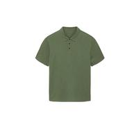 John Varvatos Men's Victor Short Sleeve Slub Cottom Polo with Peace Sign Embroidery Shirt