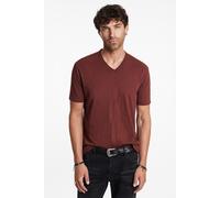 John Varvatos Miles Slub V-neck With Cut Raw Edge Pruce size XS | Basic T-Shirts Outlet | Men | White XS
