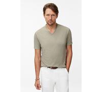 John Varvatos Miles Slub V-neck With Cut Raw Edge Spruce size XS | Basic T-Shirts Outlet | Men | White XS