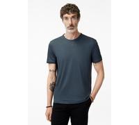 John Varvatos Mott Regular Fit Ss Linen Crew Blue Smoke size S | Basic T-Shirts Outlet | Men | White S