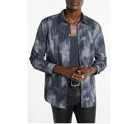 John Varvatos Multi Button Slim Fit Shirt Med Grey size XXL | Casual Shirts Outlet | Men | Gray XXL