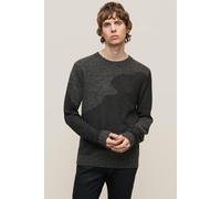 John Varvatos Rector Ls Texture Mix Int Charcoal Htr size XXL | Sweaters Outlet | Men | Black XXL