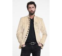 John Varvatos Slim Fit Convertible Peak Lapel Button F Wheat size 48 | Light Jackets Outlet | Men | Brown 48
