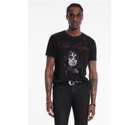 John Varvatos Ss Crew Tee - Alice Cooper Script Black size S | Print T-Shirts Outlet | Men | Black S