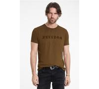 John Varvatos Ss Crew Tee - Cracked Freedom Lt Brown size XS | Print T-Shirts Outlet | Men | Brown XS