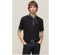 John Varvatos Ss Crew Tee - Embellished Skull Black size M | Print T-Shirts Outlet | Men | Black M