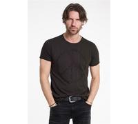 John Varvatos Ss Raw Edge 2 Panel - Chain Peace Charcoal size L | Print T-Shirts Outlet | Men | Black L