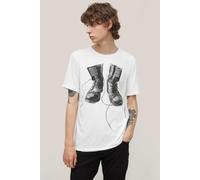John Varvatos Ss Raw Edge Tee Vintage W Salt size XXL | Print T-Shirts Outlet | Men XXL