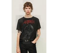 John Varvatos Ss Raw Edge Tee Vintage Wash - Anthrax White Noise Black size S | Print T-Shirts Outlet | Men | White S
