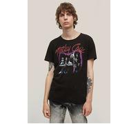 John Varvatos Ss Raw Edge Tee Vintage Wash - Motley Crue Purple Black size XS | Print T-Shirts Outlet | Men | Purple XS