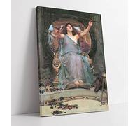 John W Waterhouse Circe Offering The Cup Canvas Wall Art Print Picture - 32 inch wide x 47 inch high (Frame Depth 30mm)