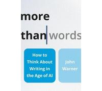 John Warner More Than Words (Hardback)