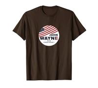 John Wayne for President T-Shirt, Men, Brown, Medium