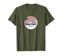 John Wayne for President T-Shirt, Men, Olive Green, Small